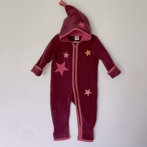 Hanna Andersson Girls Fleece Bunting